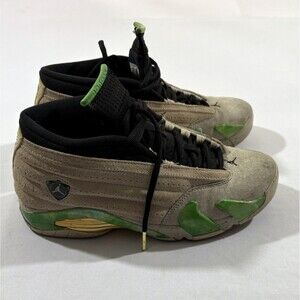 Aleali May x Air Jordan 14 Retro SP Low Fortune Womens Basketball Shoes Tan Sz 8